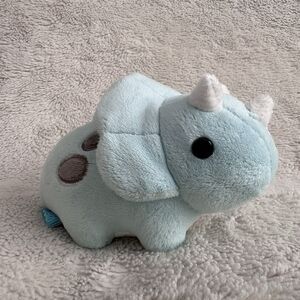 Bellzi Seri Mini Triceratops Dinosaur Plush 7” Mini Stuffed Animal